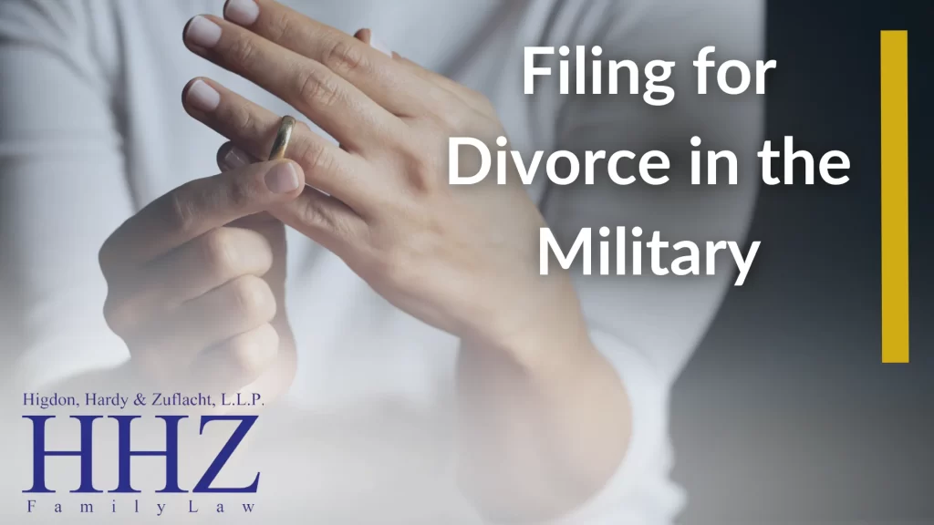 Filing for Divorce in the Military image
